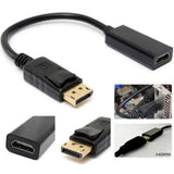DP Display Port Male To HDMI Female Cable Adapter Converter HDMI Cable Connector