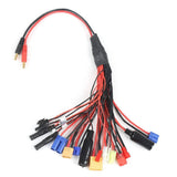 RC Lipo Battery Charger Adapter with Multi Plug Squid Charger Adapter to 4.0Mm B Converter