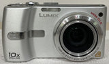 Panasonic Lumix DMC-TZ1 5.0MP Digital Camera (Silver) - POWERS ON, PLEASE READ