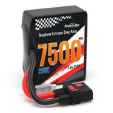 Graphene 2S 7500MAH 200C Drag Lipo Battery 2S5P w/8AWG Wire QS8 Plug