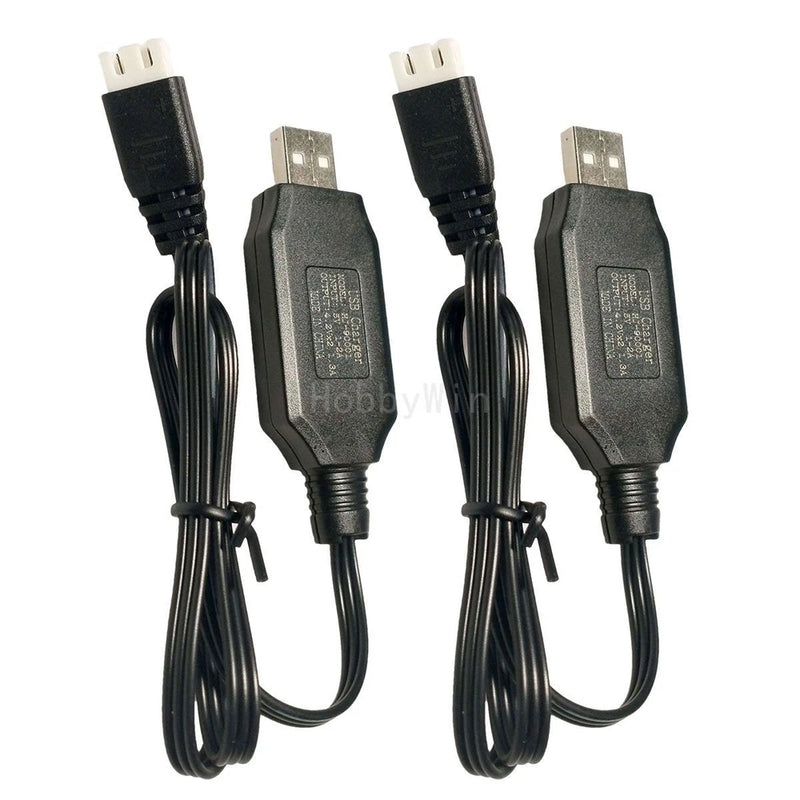 7.4V Battery USB Charger Cable 1300mA balance plug for RCAircraft Racing Vehicle
