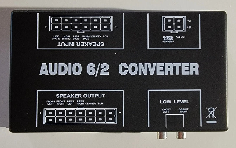 *NEW* RIVERPARK Audio 6/2 Converter PN: AS62-01 Speaker Output / Input