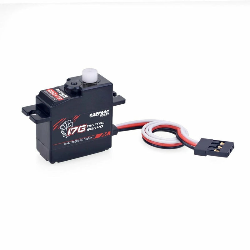 SURPASS Hobby 17g Steering Gear 2.6KG Servo for 1/18 RC Car plane Robot Boat