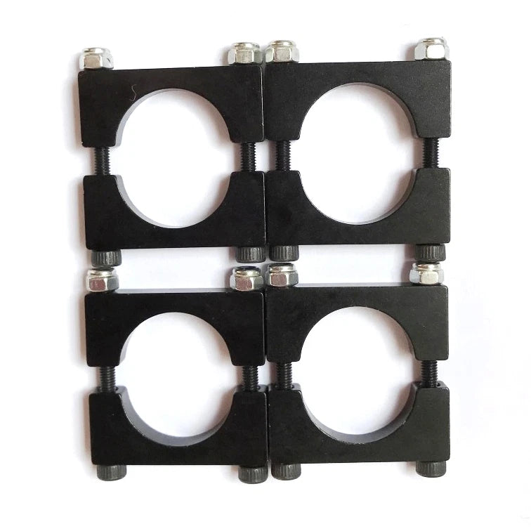 4PCS 20 25 30mm Carbon Fiber Tube Clamps Mount Motor Mount fr RC Multicopter FPV