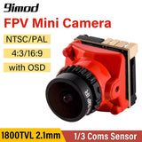 9IMOD FPV Mini Camera 1800TVL 5MP  1/3 inch Coms Sensor for RC Racing Drone