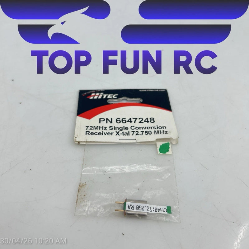 HiTec 6677248 72.750/CH48/72mhz Single Conversion Receiver X-tal Converter