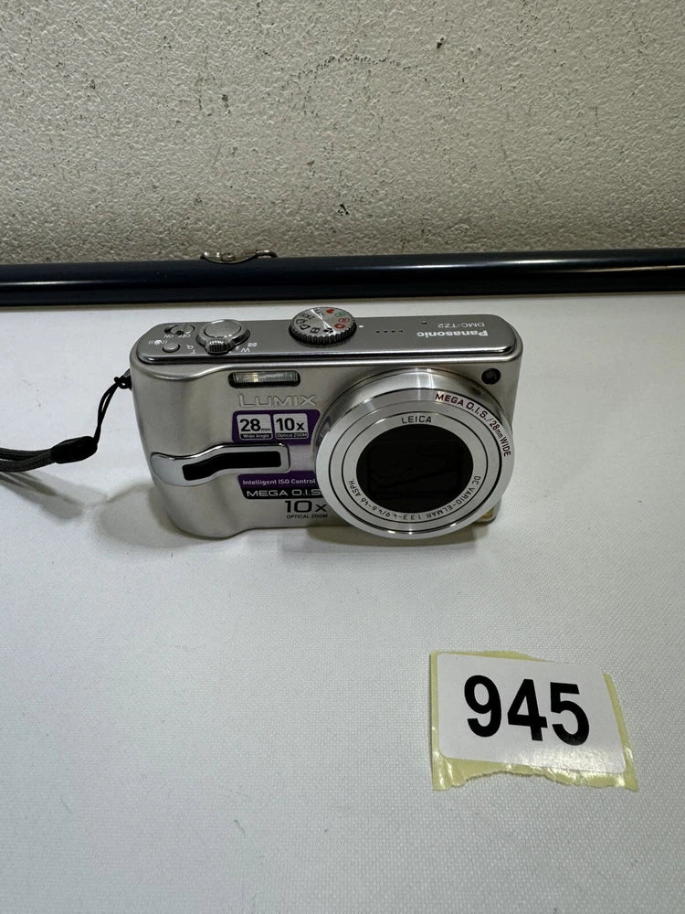 Panasonic LUMIX DMC-TZ2 Digital Camera - Silver Spare Or Repair