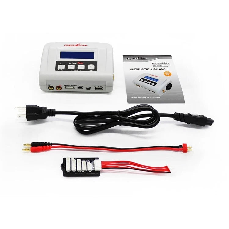 Ultra Power UP100AC Plus 100W 10-Amp AC/DC LiPo LiIon LiFe NiCd NiMH Charger Battery