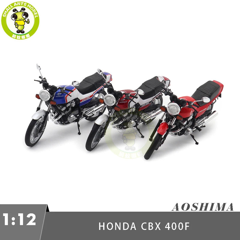 1/12 AOSHIMA Honda CBX 400F CBX400F Diecast Model Motorcycle Car Gifts