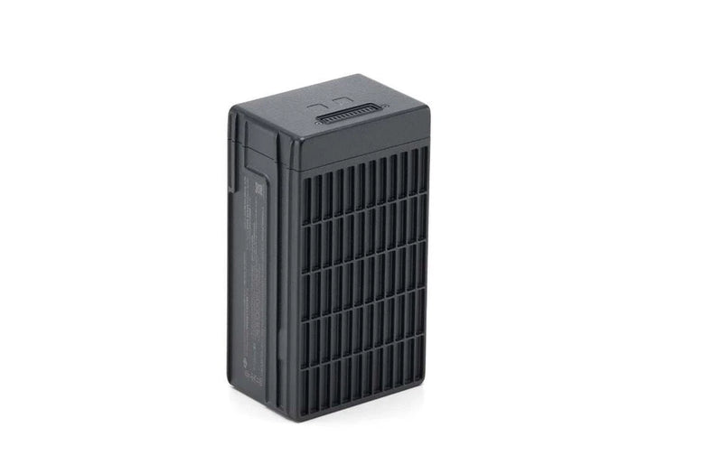 Intelligent flight battery with vented side panel, dark gray/black