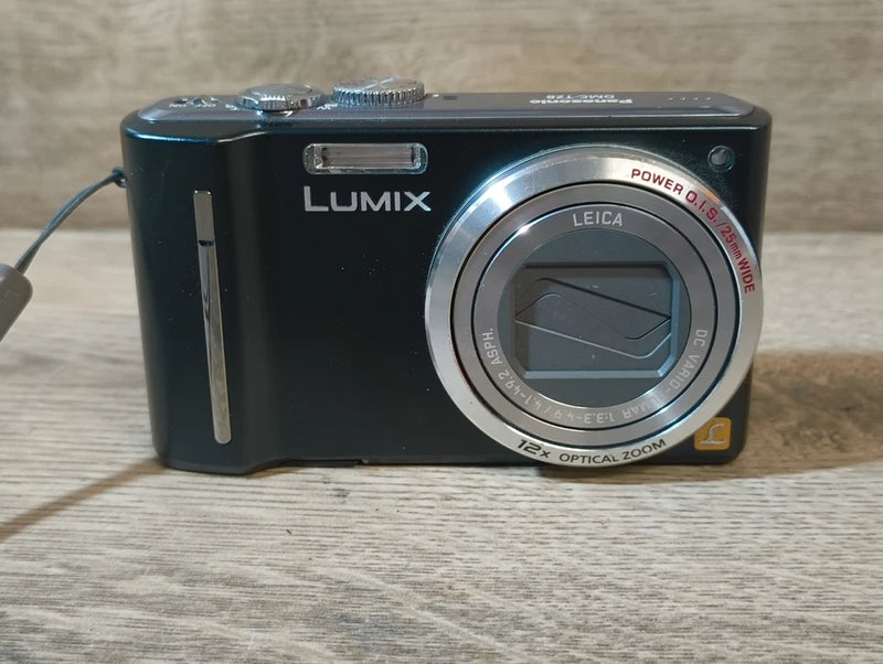 Panasonic Lumix DMC-TZ8 12.1MP Digital Camera - Black - Leica Lens