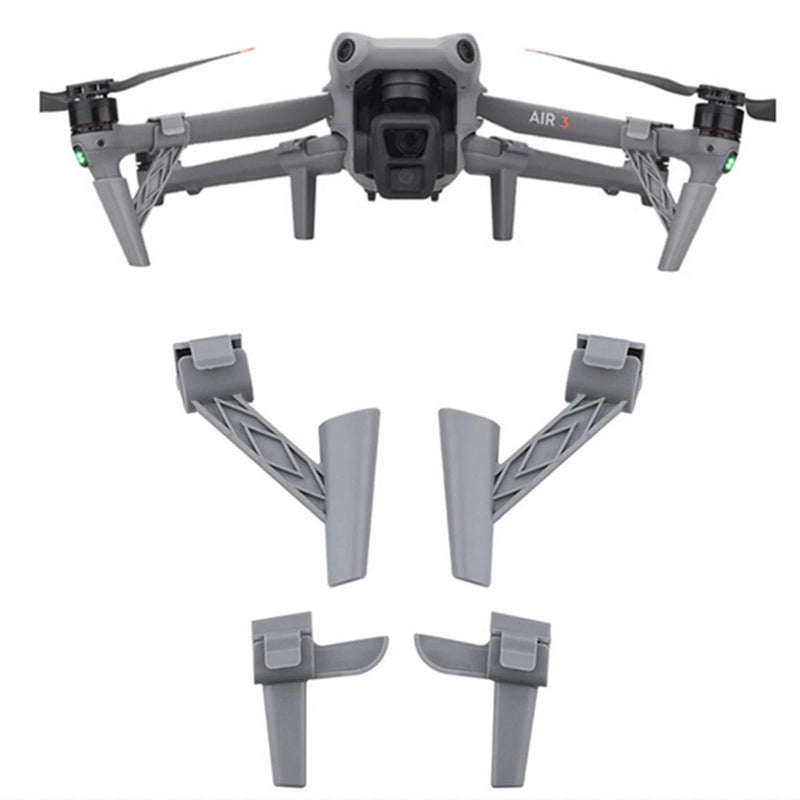 Drone landing gear heightening bracket extension stand with four legs