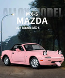 1/24 Scale Mazda MX-5 Alloy Car Model Authentic Sound Effects Perfect Display