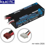 Associated 765 Wolfpack LiPo Mini 1400mah 35c 3s 11.1v with T-Plug Battery
