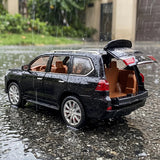 1:24 Lexus LX570 Off Road SUV Alloy Diecast Model Car Desktop Display Ornament B