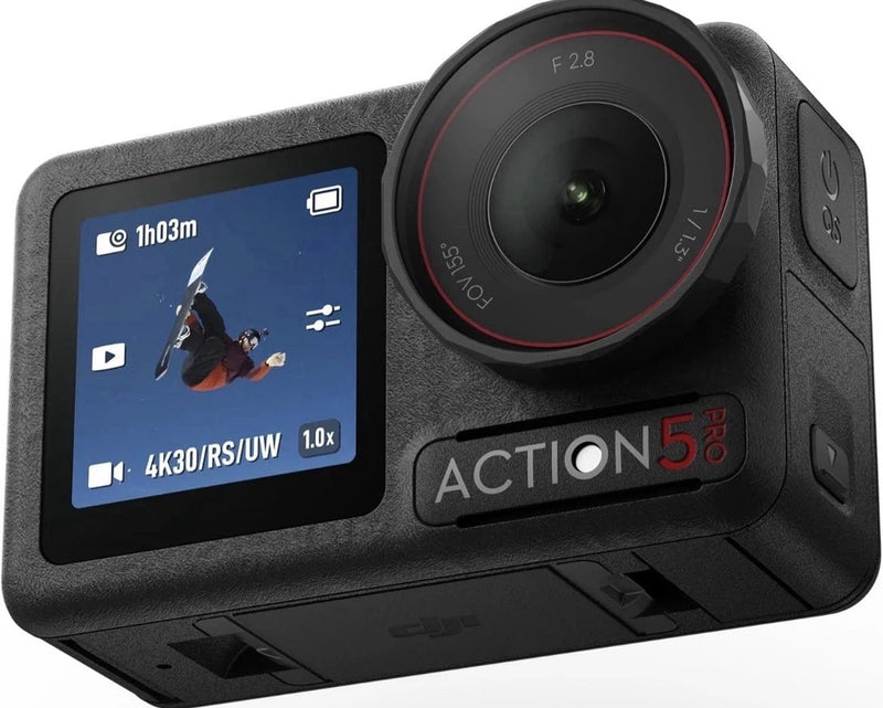 DJI Osmo Action 5 Pro Black Action Camera 40MP Waterproof OLED Touchscreen