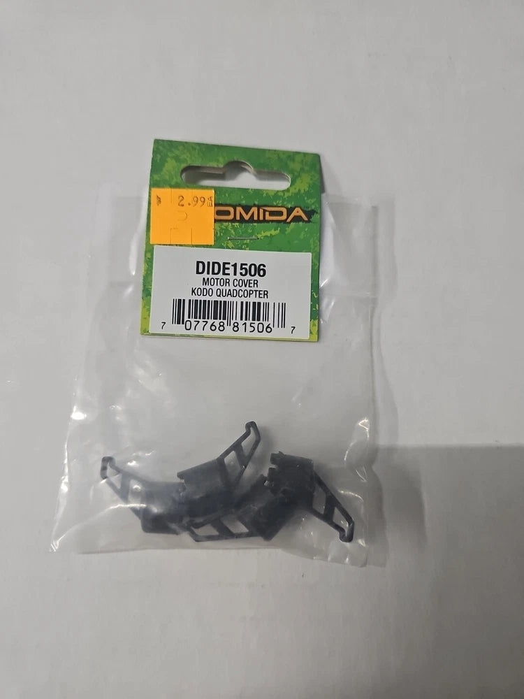Kodo quadcopter motor cover set in clear bag with black plastic parts