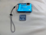 Panasonic LUMIX DMC-FT3 Splash Blue Digital Camera Tested Excellent Condition