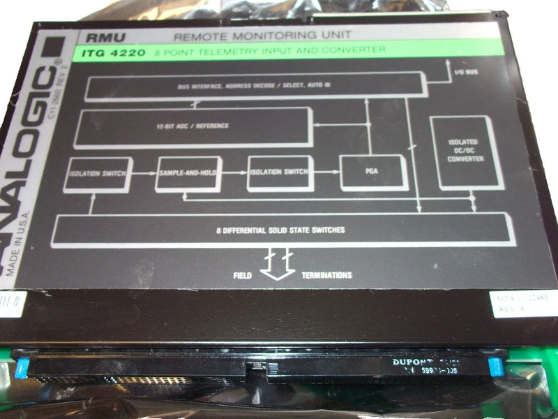 ITG 4220 8 POINT TELEMETRY INPUT AND CONVERTER NEW LAST ONE QTY-1