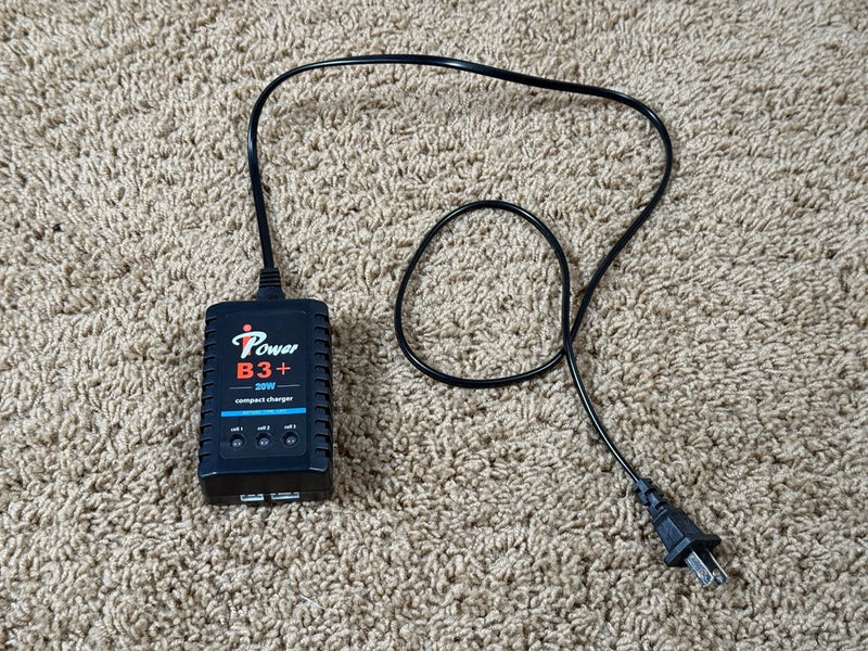 iPower B3+ 20W Compact Charger for 2S 3S LiPo Battery Balance Charger