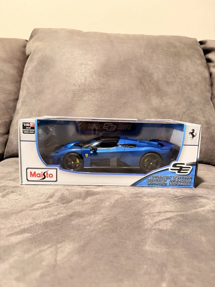 Maisto 2026 Ferrari F80 1/18 Blue Special Edition Diecast Model Car New In Box