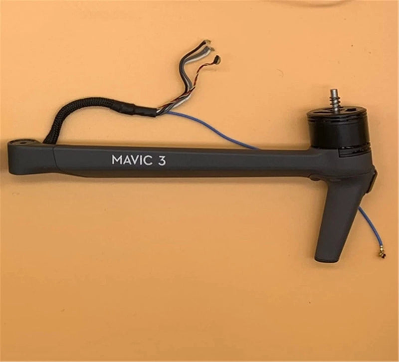 DJI Mavic 3 drone arm motor assembly with prop arm and wiring