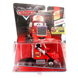 Mattel PIXAR CARS 2 "PIT CREW MEMBER MACK" BRAND NEW, DELUXE MODEL, 1:55 SCALE