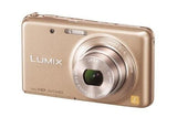 Panasonic Lumix FX80 Digital Camera Gold 5x Optical Zoom From Japan
