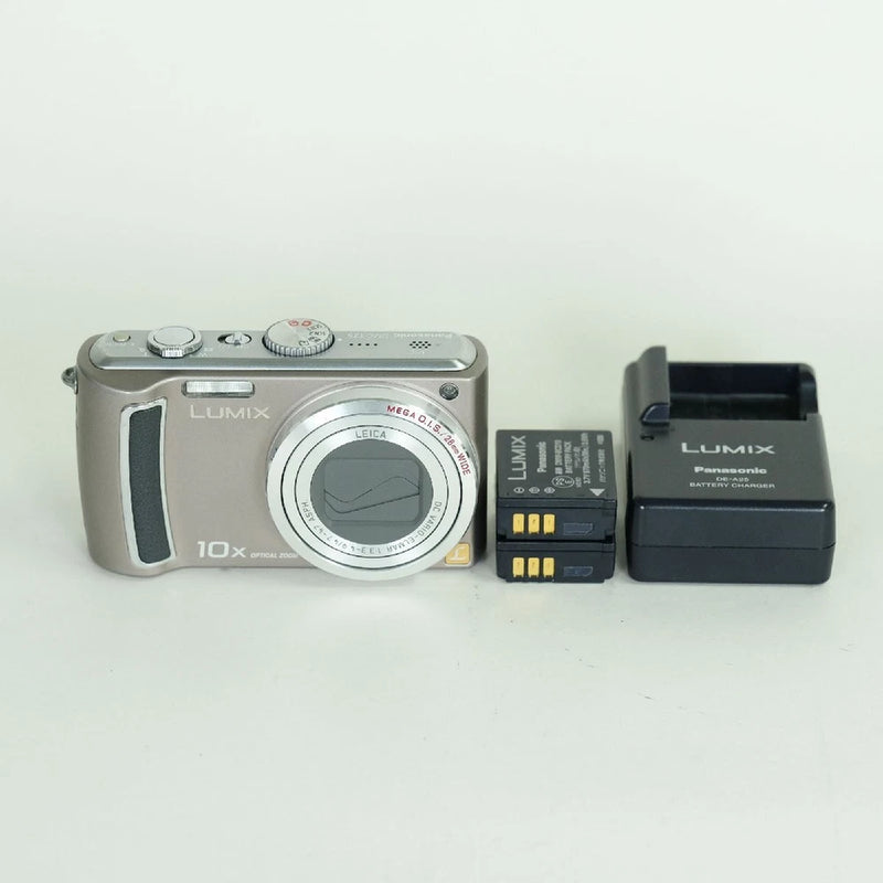 Panasonic LUMIX DMC-TZ5 Brown Compact Digital Camera Used