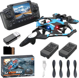 RC Plane for Kids, Fighter Jet Drones with Screen on Controller, No Phone Needed