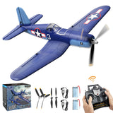 Volantex RC Planes for Adults,4-CH F4U Corsair RC Airplane,One-Key Aerobatic,RTF