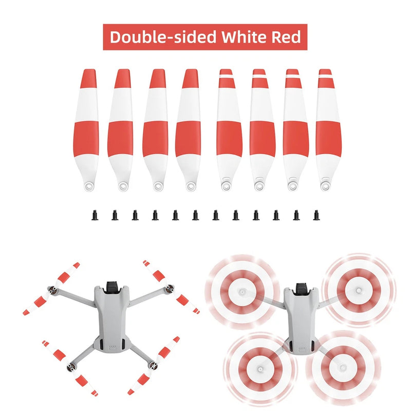 4 Pair Plastic Propellers Low Noise RC Drone Blade For DJI Mini 3 Drones Part