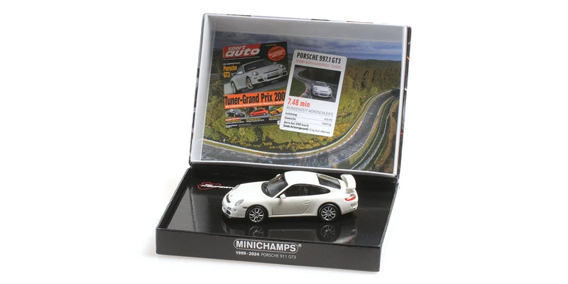 Minichamps 1:43 PORSCHE 911 GT3 WHITE SPORT AUTO 2006 Diecast Model - 400065402