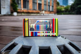 Mini Cooper Art Car Multicoloured Striped 1:50 Scale Model Replica Car Tiny City