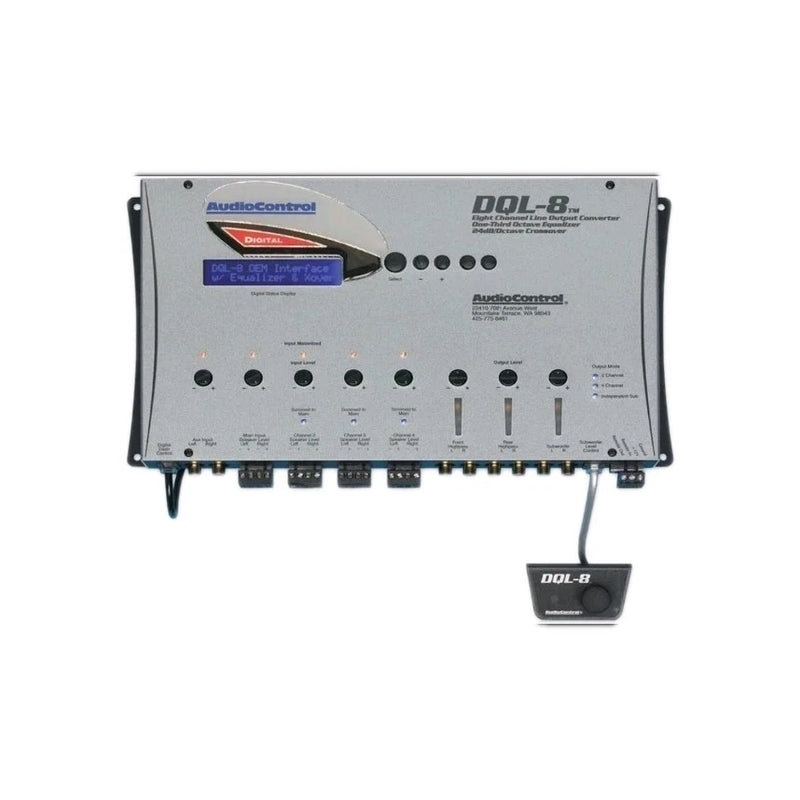 AudioControl DQL-8 Digital processor with 8 channel line output converter