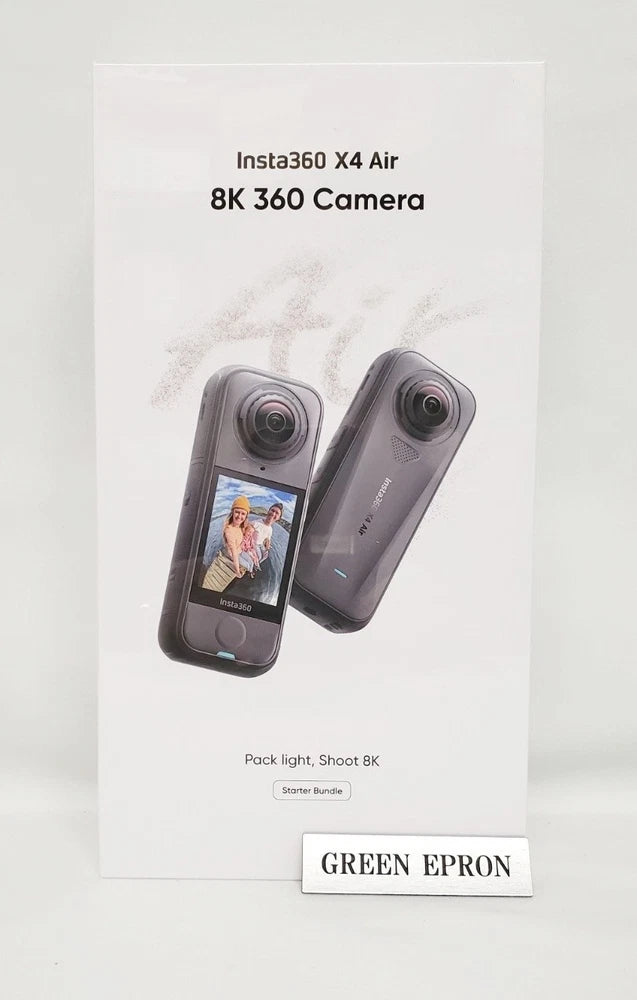 Insta360 X4 Air Starter Bundle Graphite Black 8K Waterproof Action Camera