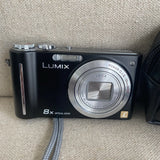 PANASONIC LUMIX DMC-ZR1 8X Digital Camera with Battery & SD Card - Works **READ