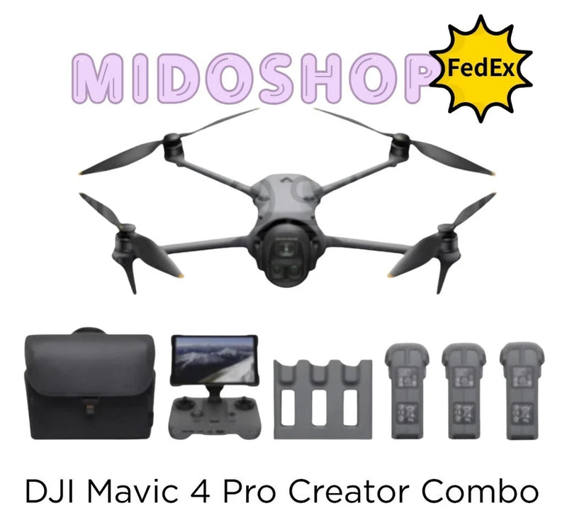 Foldable quadcopter drone with controller, carrying case, and three batteries