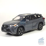 Gray 1:32 alloy diecast SUV model car, front angle