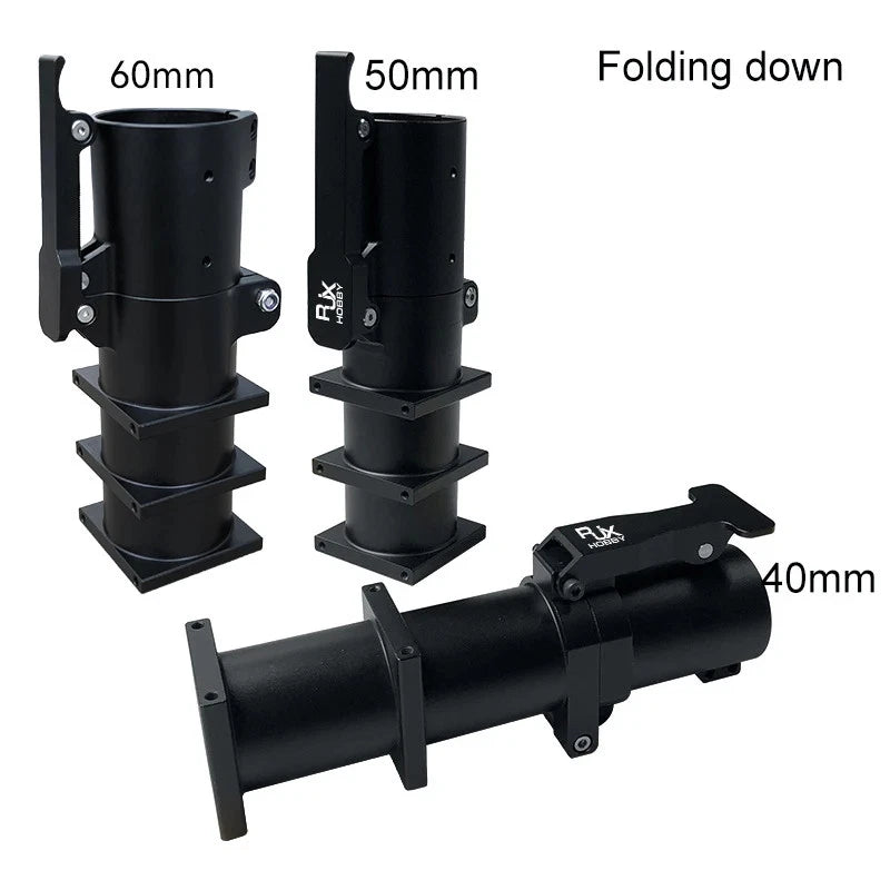 Agri Drone Folding System 40-60mm Quick Release Center Hub for Carbon Tube Frame