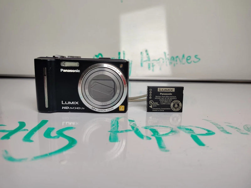 Panasonic LUMIX DMC-ZS7 Digital Camera 12.1MP - Tested -  *READ - No Charger