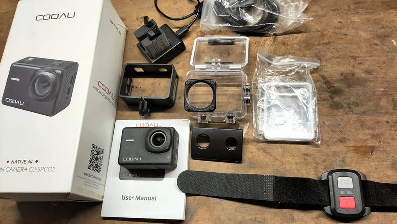 COOAU CU-SPC02 action camera 4K + 32 Gb card