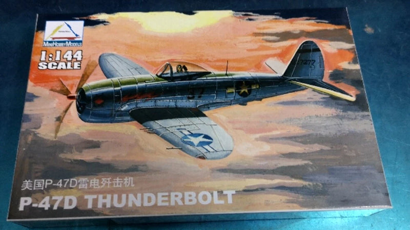 1/144 Plastic Model Kits US P-47D THUNDERBOLT 80404 Assembled Aircraft AGES 14+