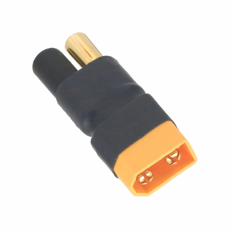 HXT 5.5mm Male+/Female- to XT60 Male No Wires Adapter For Lipo Battery FPV Toy