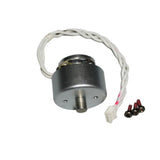 RC brushless motor with aluminum body, wire leads, and small connector