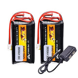 2Pcs 7.4V 350mAh 30C Rechargeable Li-Po Batteries for AXIAL RC Truck SCX2 SCX24