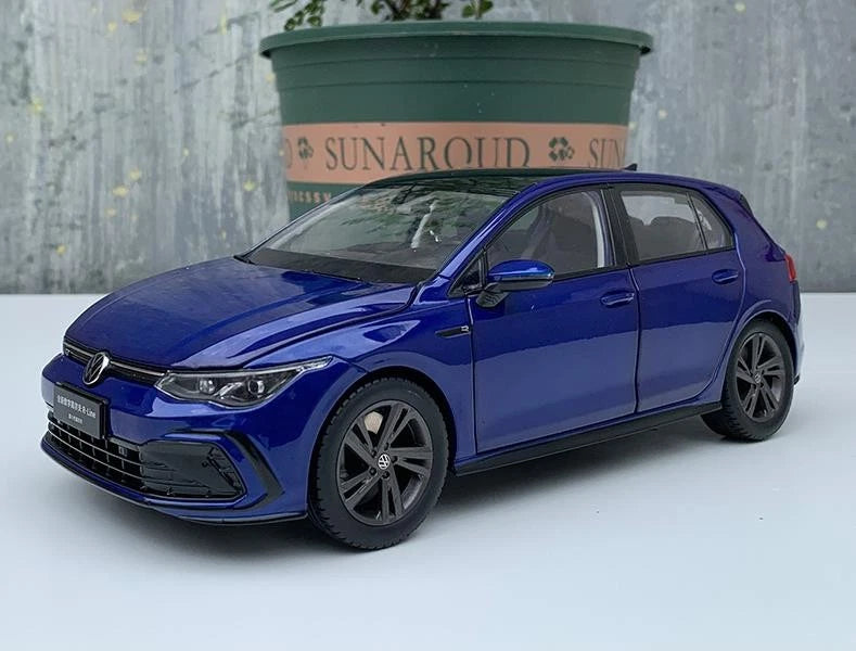 1/18 Volkswagen Golf 8 gen R Line Diecast Model Car Toys Gifts Blue