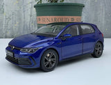 1/18 Volkswagen Golf 8 gen R Line Diecast Model Car Toys Gifts Blue