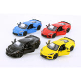 5" Kinsmart 2021 Chevy Corvette Diecast Model Toy Car 1:36 *Choose Color*