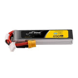 Tattu 650mAh 2S 95C 7.6V HV Lipo Battery Long Pack with XT30 Plug Battery